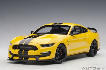 FORD SHELBY GT-350R TRIPLE YELLOW BLACK STRIPES  1