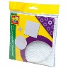 IRON ON BEADS PEG BOARD 2 PIECES