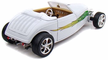 FORD CONVERTIBLE COUPE 1933 WHITE 1/18