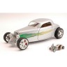 FORD COUPE SILVER 1933 1/18